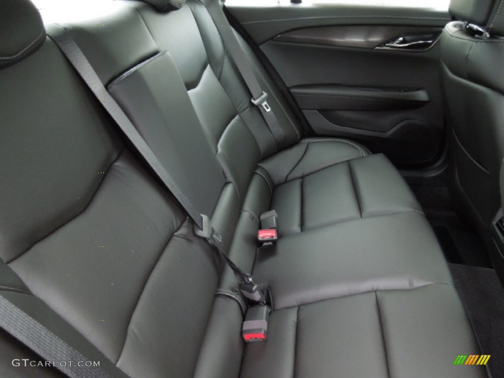 Jet Black/Jet Black Accents Interior 2013 Cadillac ATS 2.0L Turbo Photo #73230942