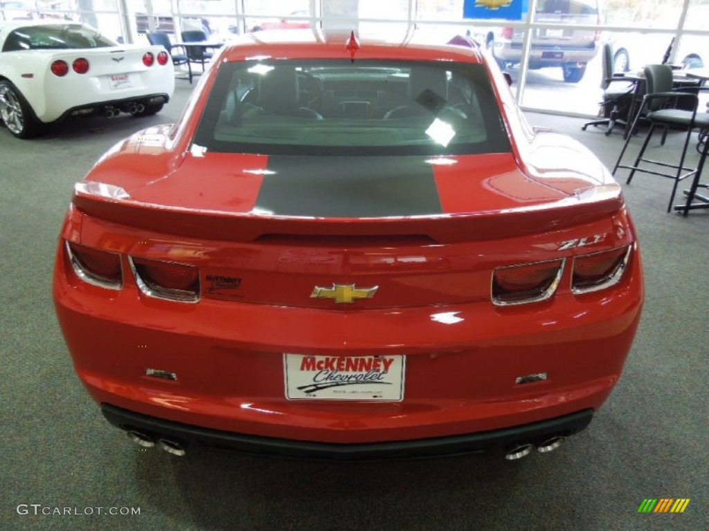 2013 Camaro ZL1 - Victory Red / Black photo #4