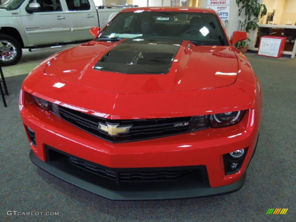 2013 Camaro ZL1 - Victory Red / Black photo #8