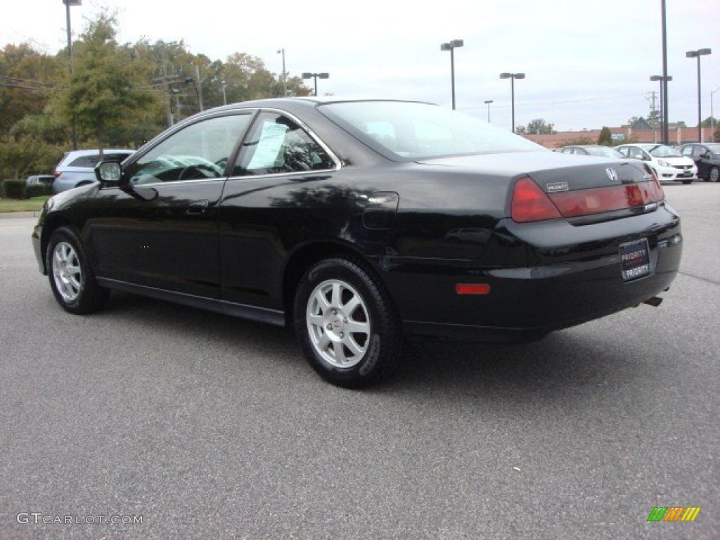 2002 Accord SE Coupe - Nighthawk Black Pearl / Charcoal photo #4