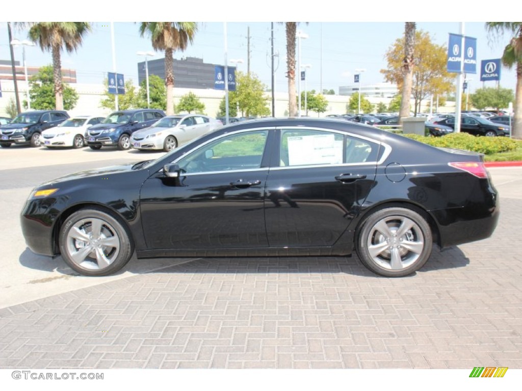 Crystal Black Pearl 2013 Acura TL SH-AWD Advance Exterior Photo #73235214