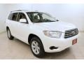 2010 Blizzard White Pearl Toyota Highlander V6 4WD  photo #1