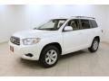 2010 Blizzard White Pearl Toyota Highlander V6 4WD  photo #3