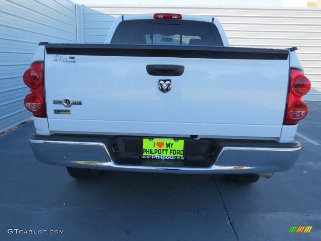 2008 Ram 1500 Lone Star Edition Quad Cab - Bright White / Khaki photo #4