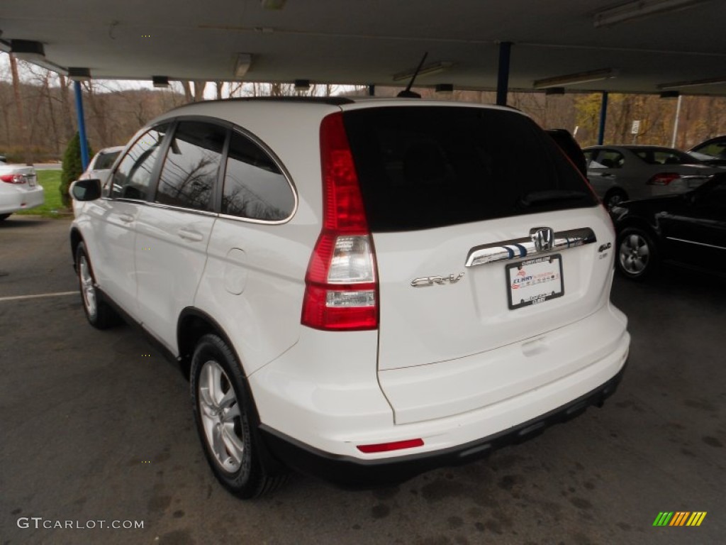 2010 CR-V EX-L AWD - Taffeta White / Gray photo #2