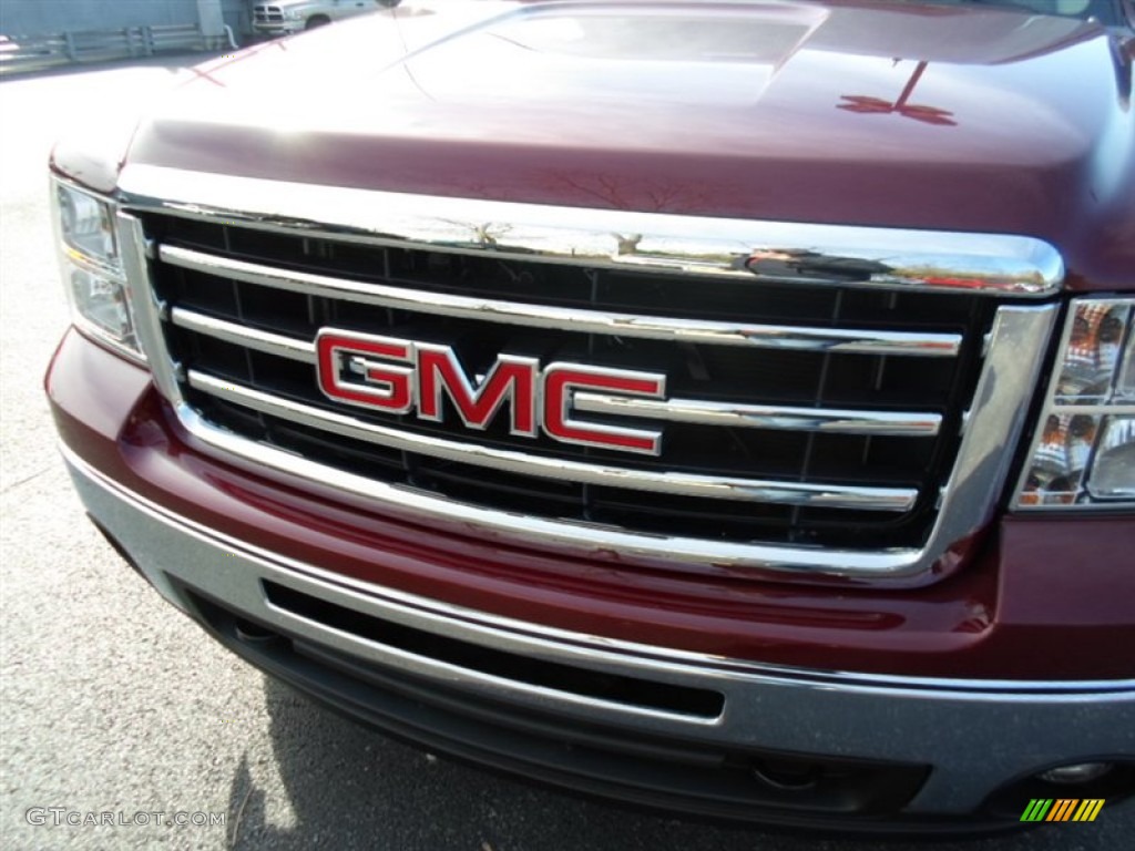 2013 Sierra 1500 SLE Crew Cab 4x4 - Sonoma Red Metallic / Ebony photo #2