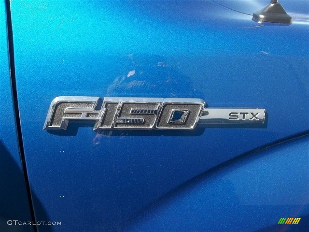 2013 F150 STX SuperCab - Blue Flame Metallic / Steel Gray photo #16