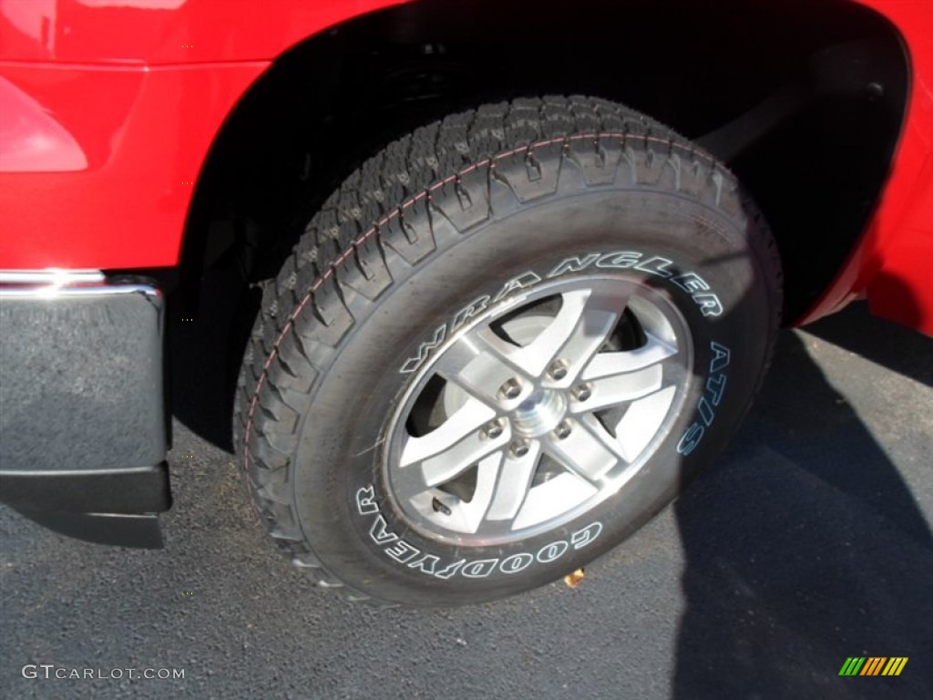 2013 Sierra 1500 SLE Extended Cab 4x4 - Fire Red / Ebony photo #3
