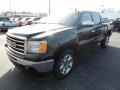 2013 Mineral Green Metallic GMC Sierra 1500 SLE Crew Cab 4x4  photo #1