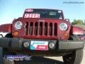 2007 Red Rock Crystal Pearl Jeep Wrangler Unlimited Sahara 4x4  photo #2