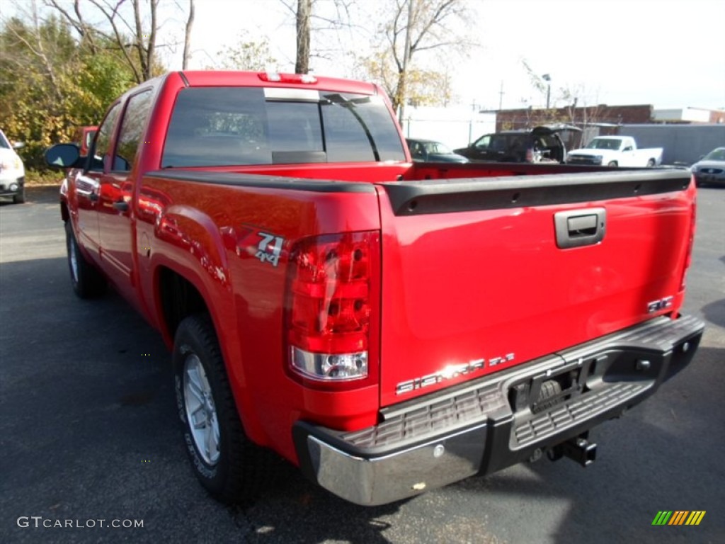 2012 Sierra 1500 SLE Crew Cab 4x4 - Fire Red / Ebony photo #6