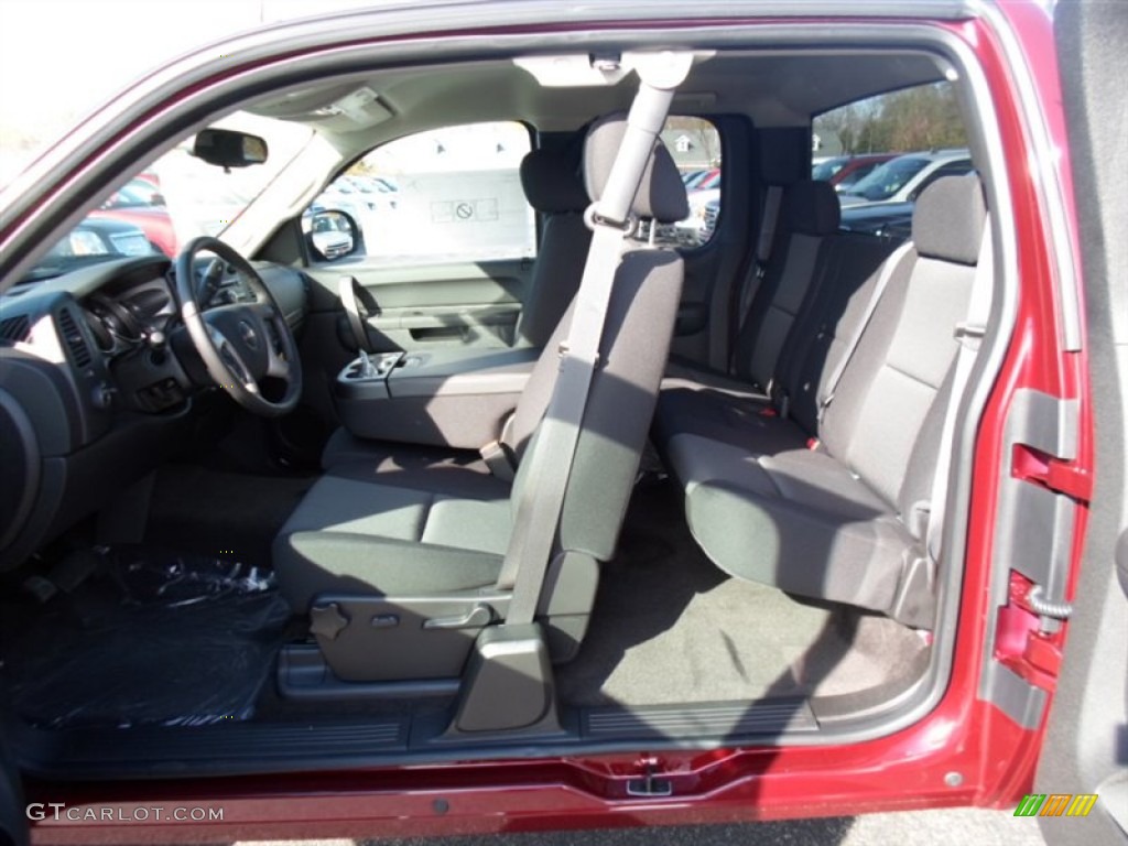 2013 Sierra 1500 SLE Extended Cab 4x4 - Sonoma Red Metallic / Ebony photo #4