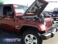 2007 Red Rock Crystal Pearl Jeep Wrangler Unlimited Sahara 4x4  photo #23