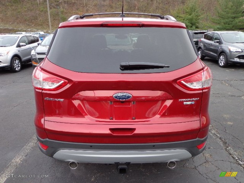 2013 Escape Titanium 2.0L EcoBoost 4WD - Ruby Red Metallic / Charcoal Black photo #3