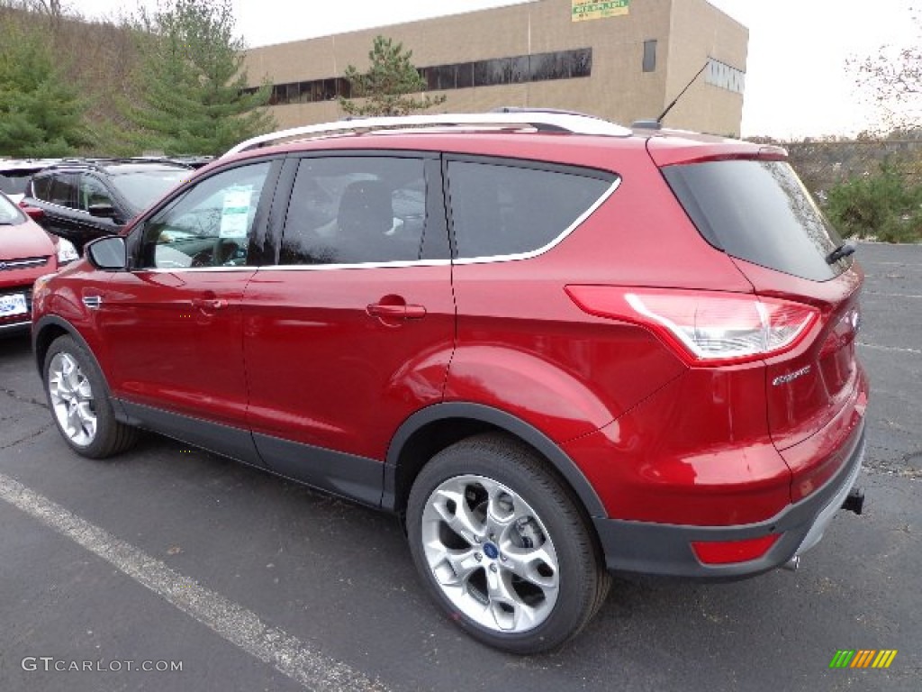 2013 Escape Titanium 2.0L EcoBoost 4WD - Ruby Red Metallic / Charcoal Black photo #4