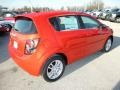 2013 Inferno Orange Metallic Chevrolet Sonic LT Hatch  photo #11