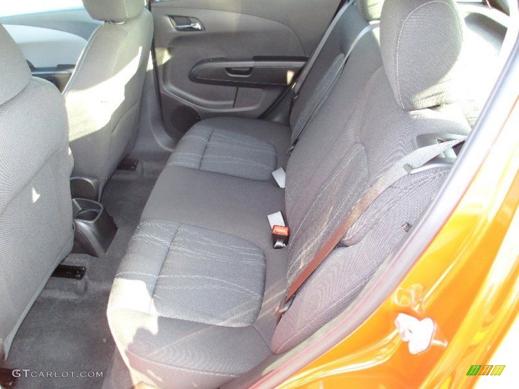 Jet Black/Dark Titanium Interior 2013 Chevrolet Sonic LT Hatch Photo #73239594