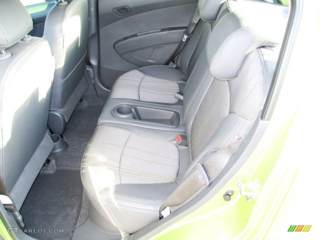 Green/Green Interior 2013 Chevrolet Spark LT Photo #73240152