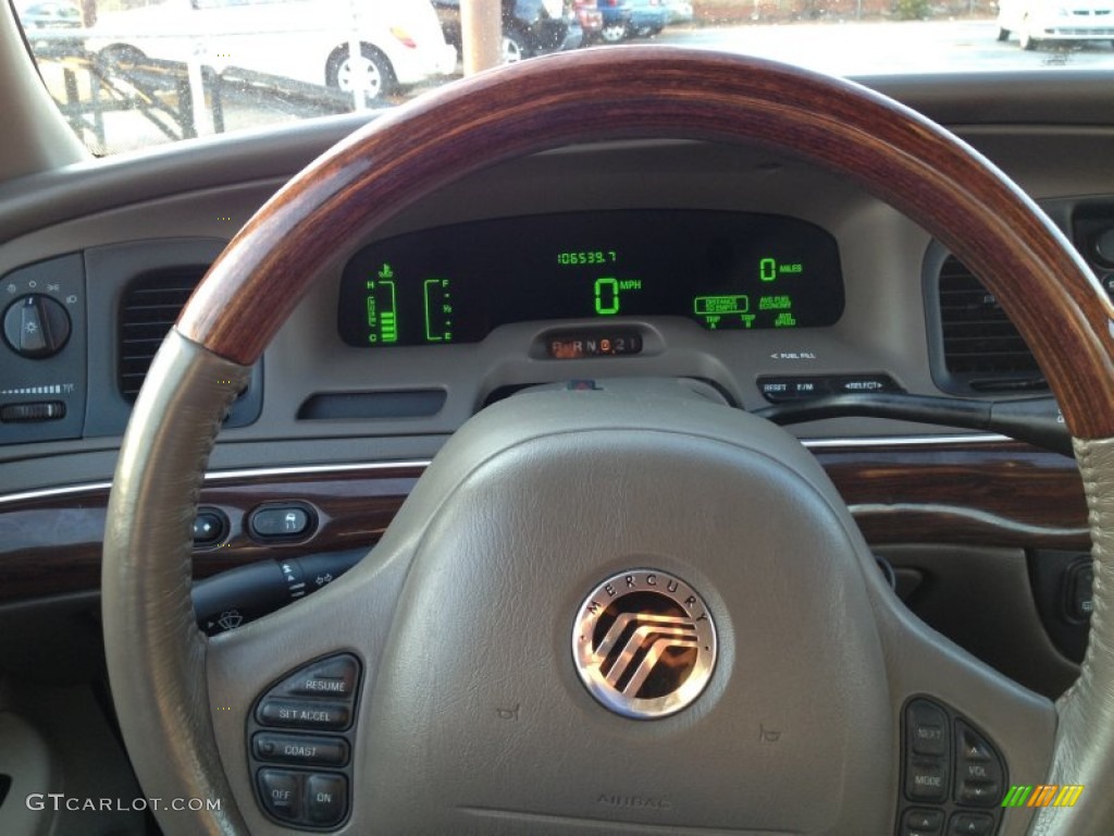 2004 Grand Marquis LS - Spruce Green Metallic / Medium Parchment photo #26