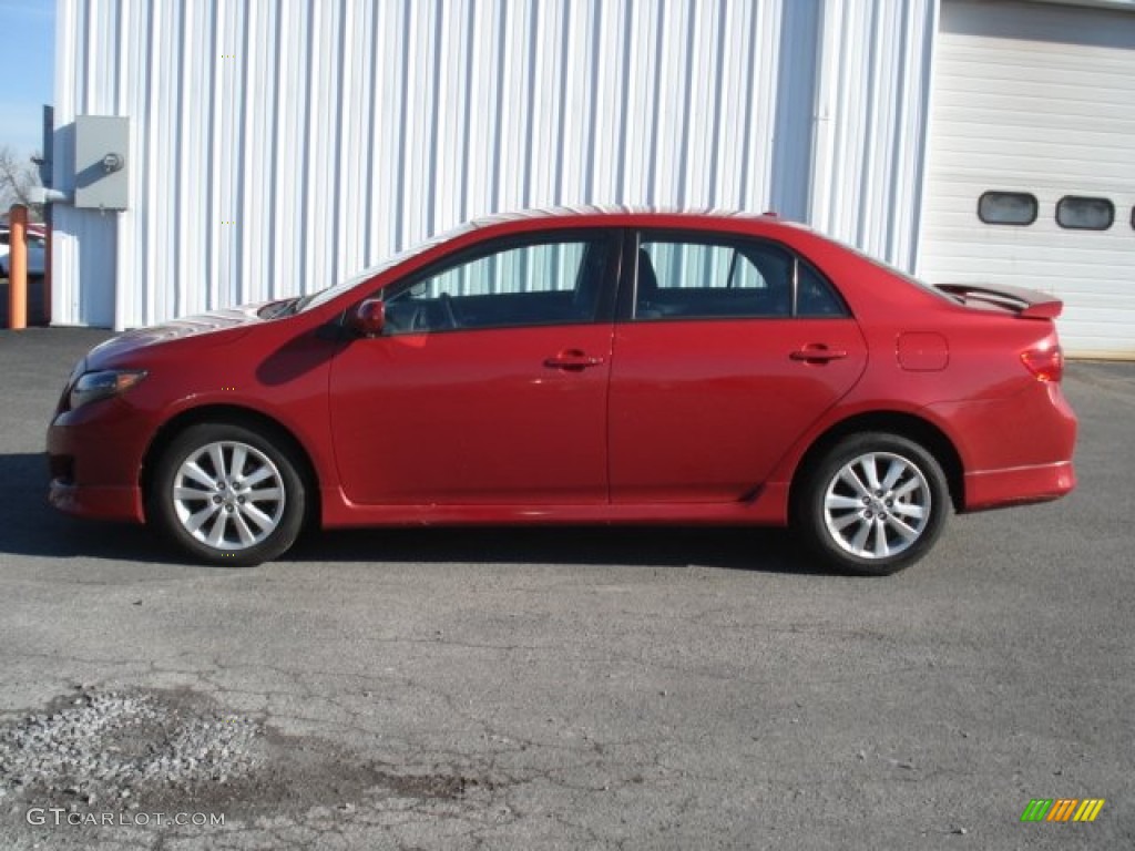 2010 Corolla  - Barcelona Red Metallic / Dark Charcoal photo #1