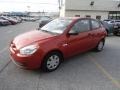 2007 Tango Red Hyundai Accent GS Coupe  photo #2
