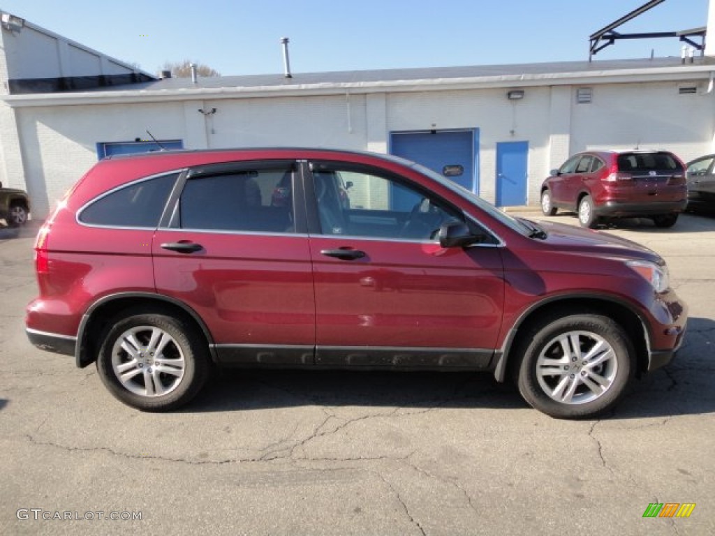 2011 CR-V EX 4WD - Tango Red Pearl / Gray photo #5