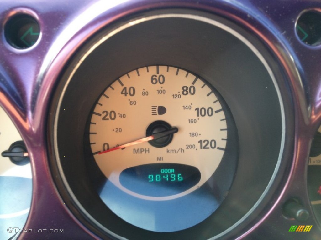 2005 PT Cruiser Touring Turbo Convertible - Dark Plum Pearl / Dark Slate Gray photo #21