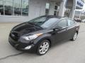 2012 Midnight Black Hyundai Elantra Limited  photo #2