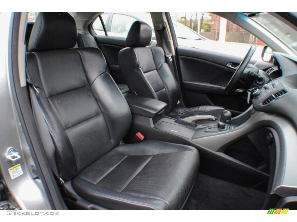 Ebony Interior 2010 Acura TSX Sedan Photo #73243836