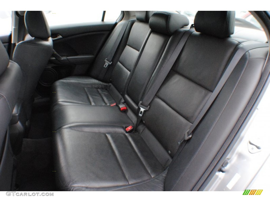 Ebony Interior 2010 Acura TSX Sedan Photo #73244010