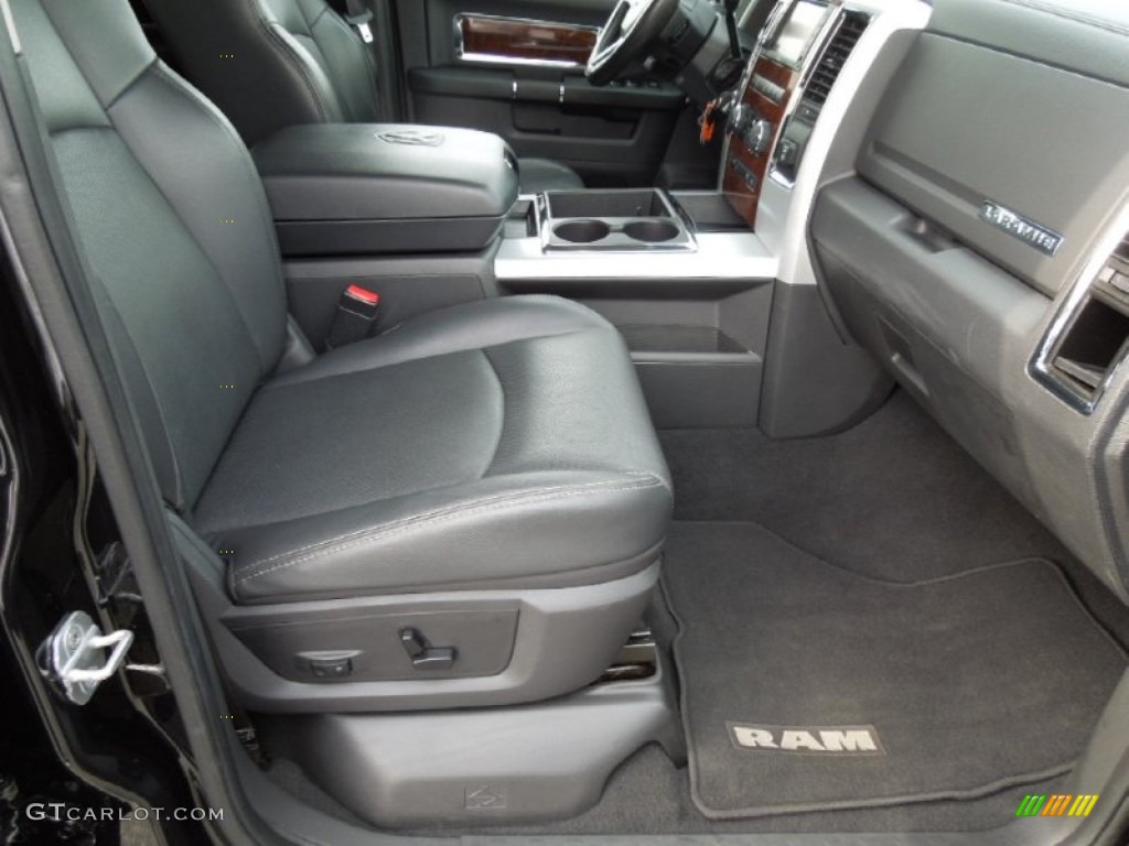 Dark Slate Interior 2010 Dodge Ram 3500 Laramie Mega Cab 4x4 Dually Photo #73246575
