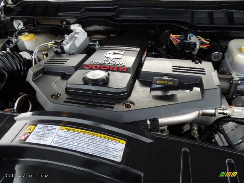 2010 Dodge Ram 3500 Laramie Mega Cab 4x4 Dually 6.7 Liter OHV 24-Valve Cummins Turbo-Diesel Inline 6 Cylinder Engine Photo #73246695
