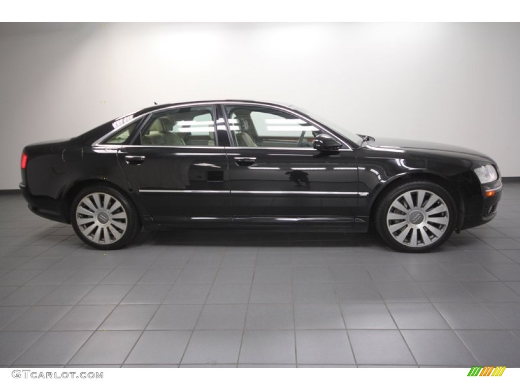 Brilliant Black 2007 Audi A8 4.2 quattro Exterior Photo #73247655