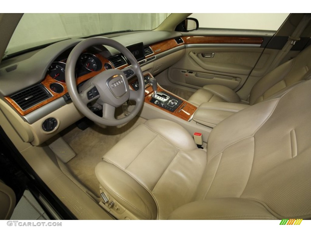 Sand Beige Interior 2007 Audi A8 4.2 quattro Photo #73247787