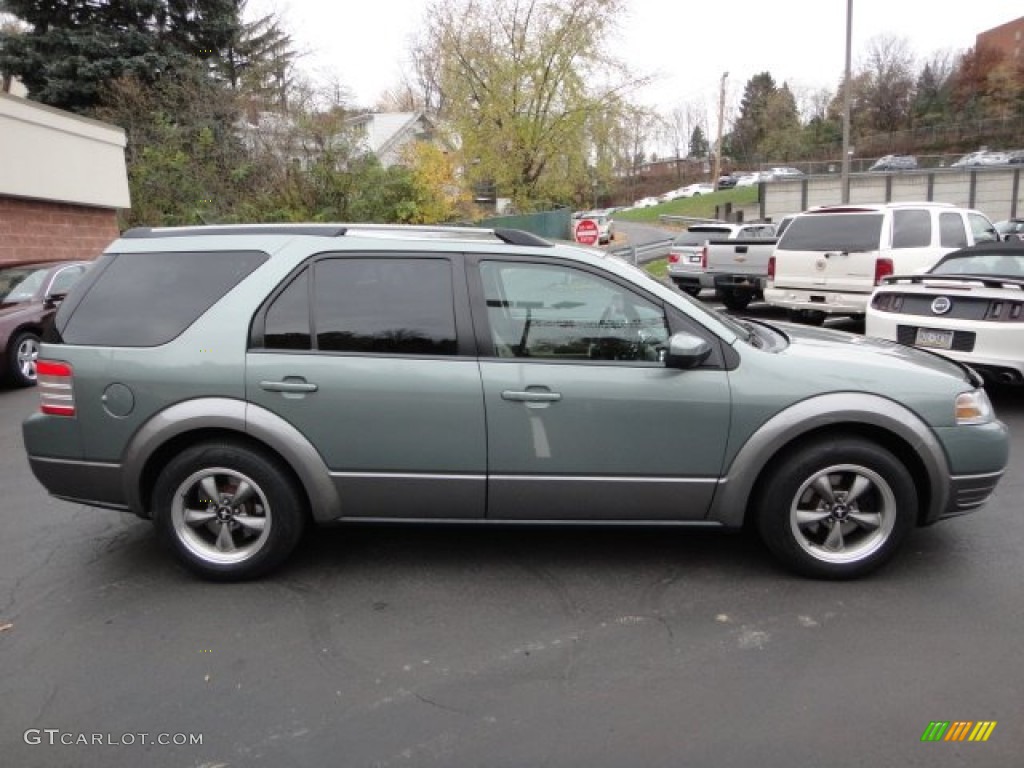 2008 Taurus X SEL AWD - Titanium Green Metallic / Camel photo #12