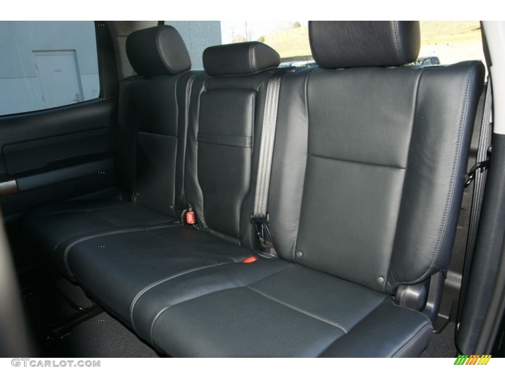 2013 Toyota Tundra Platinum CrewMax 4x4 Rear Seat Photo #73248648