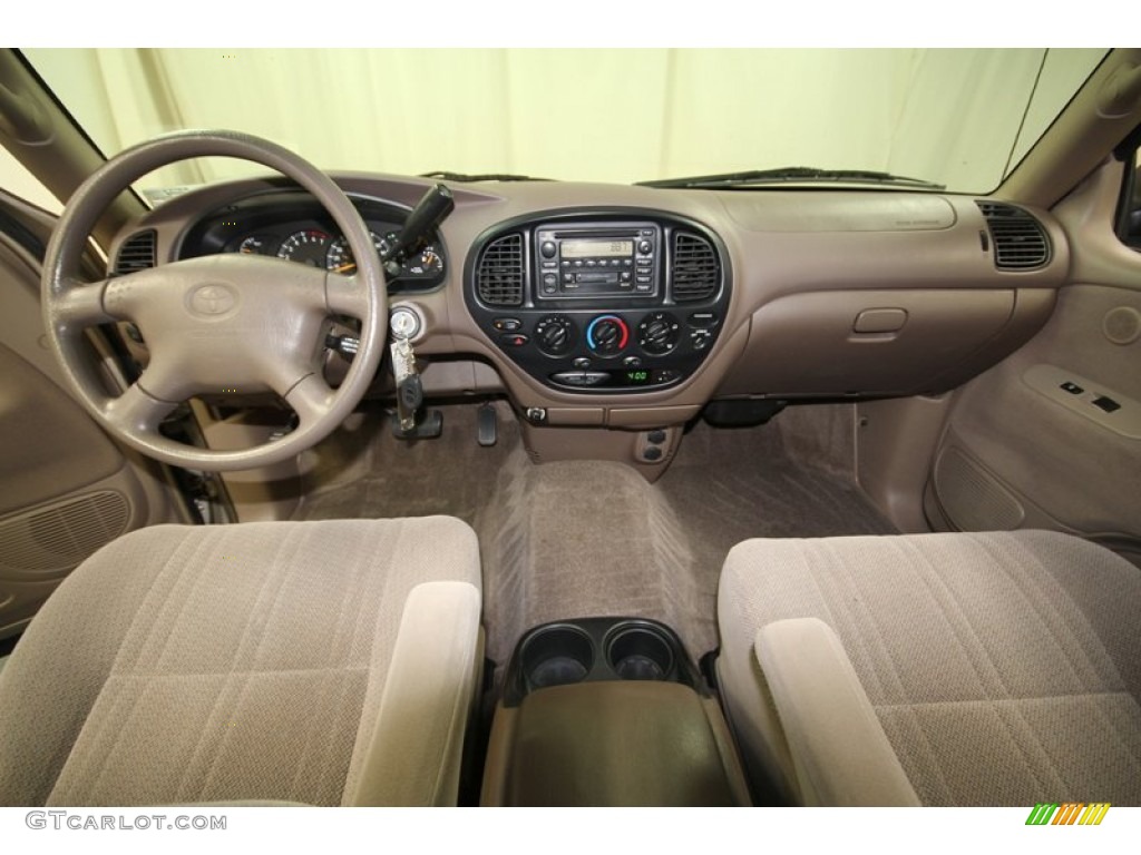 2002 Tundra SR5 Access Cab 4x4 - Desert Sand / Oak photo #4
