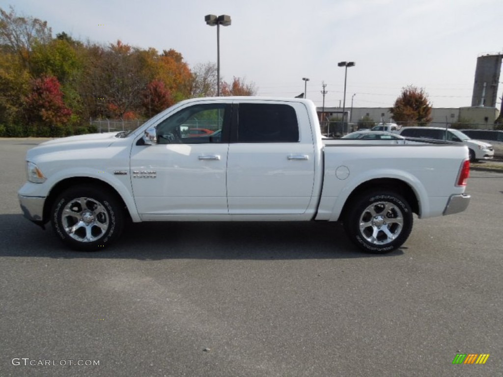 Bright White 2013 Ram 1500 Laramie Crew Cab Exterior Photo #73249686