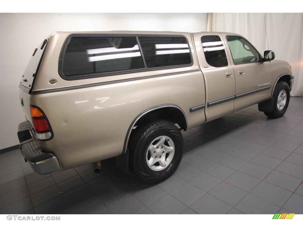 2002 Tundra SR5 Access Cab 4x4 - Desert Sand / Oak photo #10