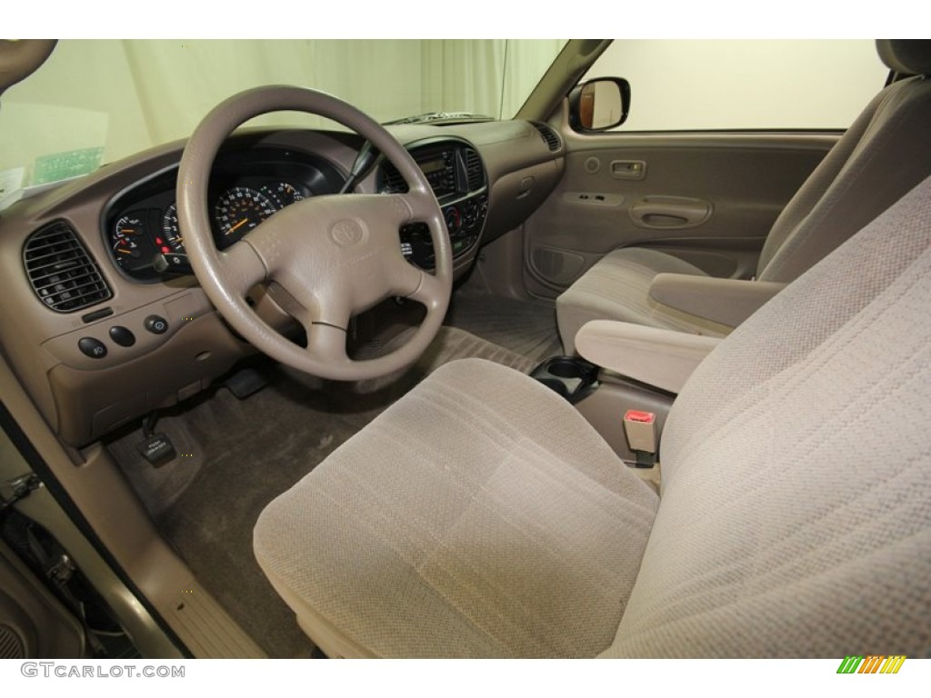 2002 Tundra SR5 Access Cab 4x4 - Desert Sand / Oak photo #13