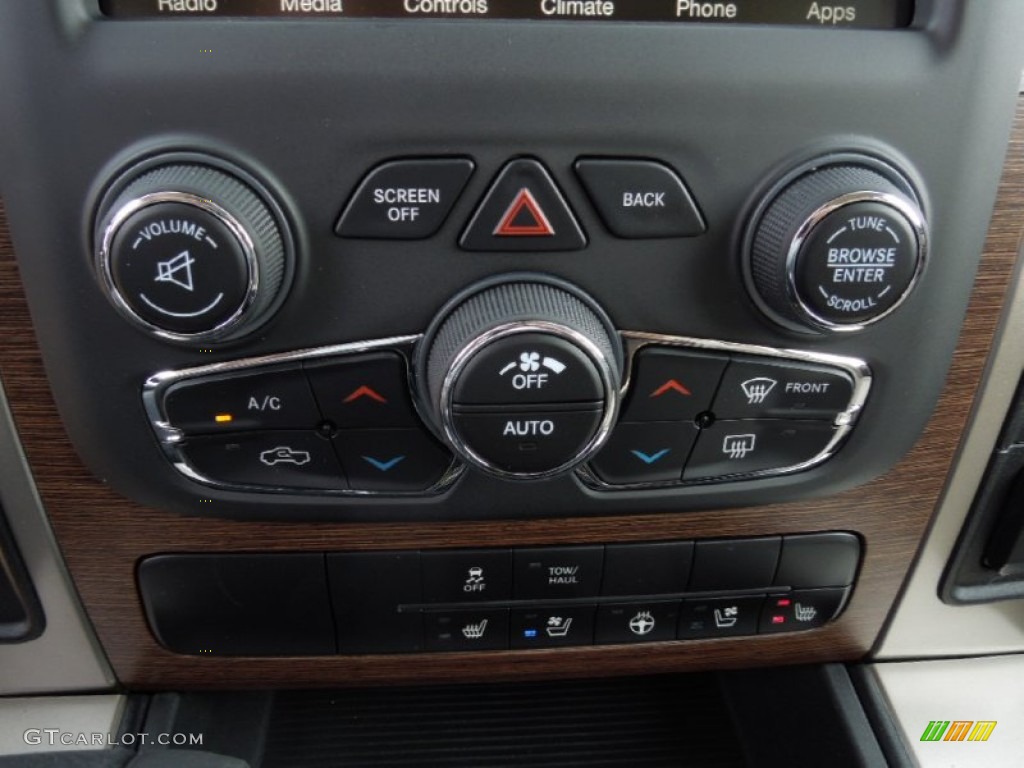 2013 Ram 1500 Laramie Crew Cab Controls Photo #73250019