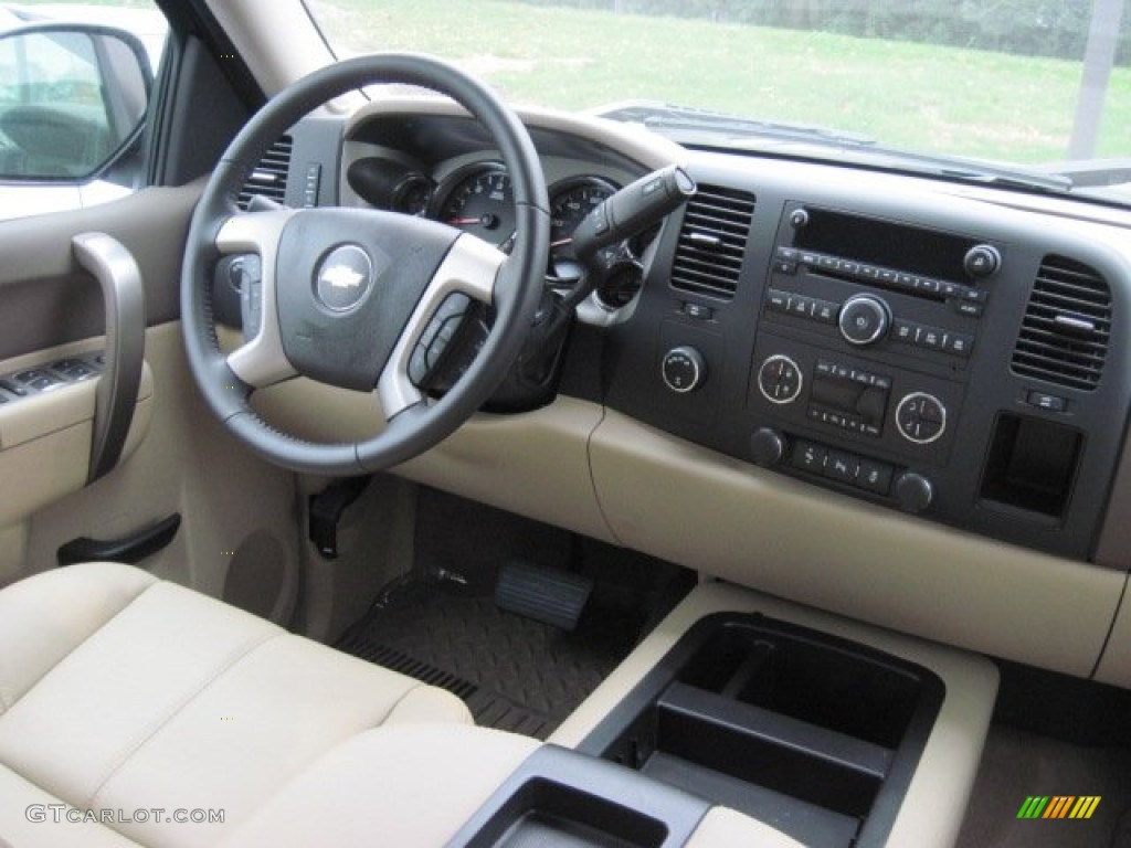 2013 Silverado 1500 LT Crew Cab 4x4 - Blue Topaz Metallic / Light Cashmere/Dark Cashmere photo #4