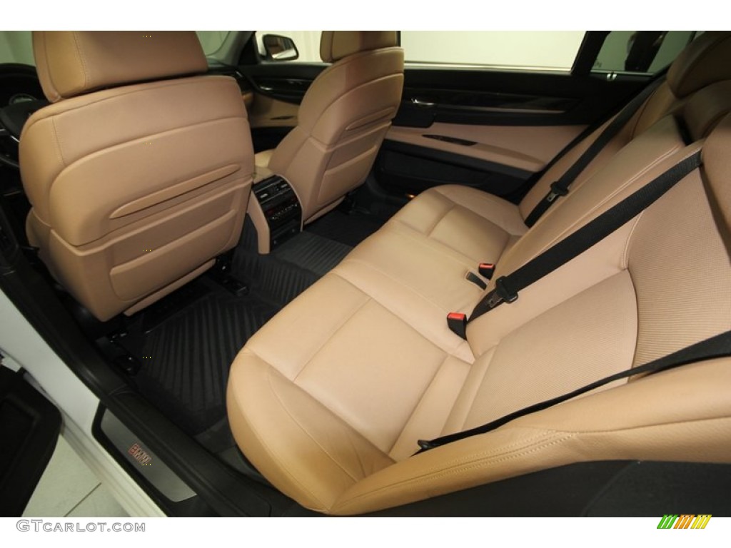 2012 7 Series 740Li Sedan - Mineral White Metallic / Saddle/Black photo #31