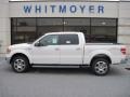 2012 White Platinum Metallic Tri-Coat Ford F150 Lariat SuperCrew 4x4  photo #1