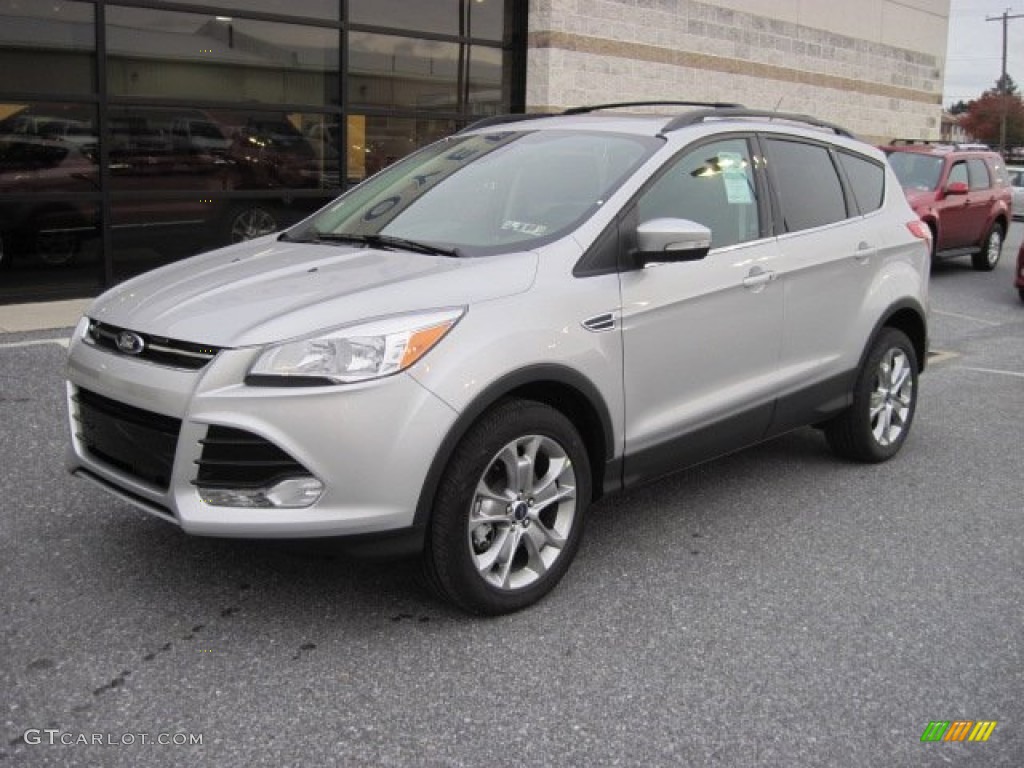 2013 Escape SEL 2.0L EcoBoost 4WD - Ingot Silver Metallic / Charcoal Black photo #2