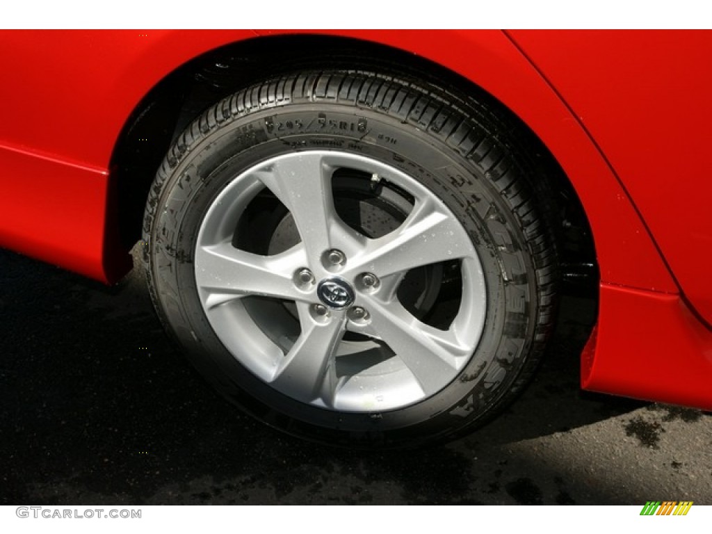 2013 Corolla S - Barcelona Red Metallic / Dark Charcoal photo #9