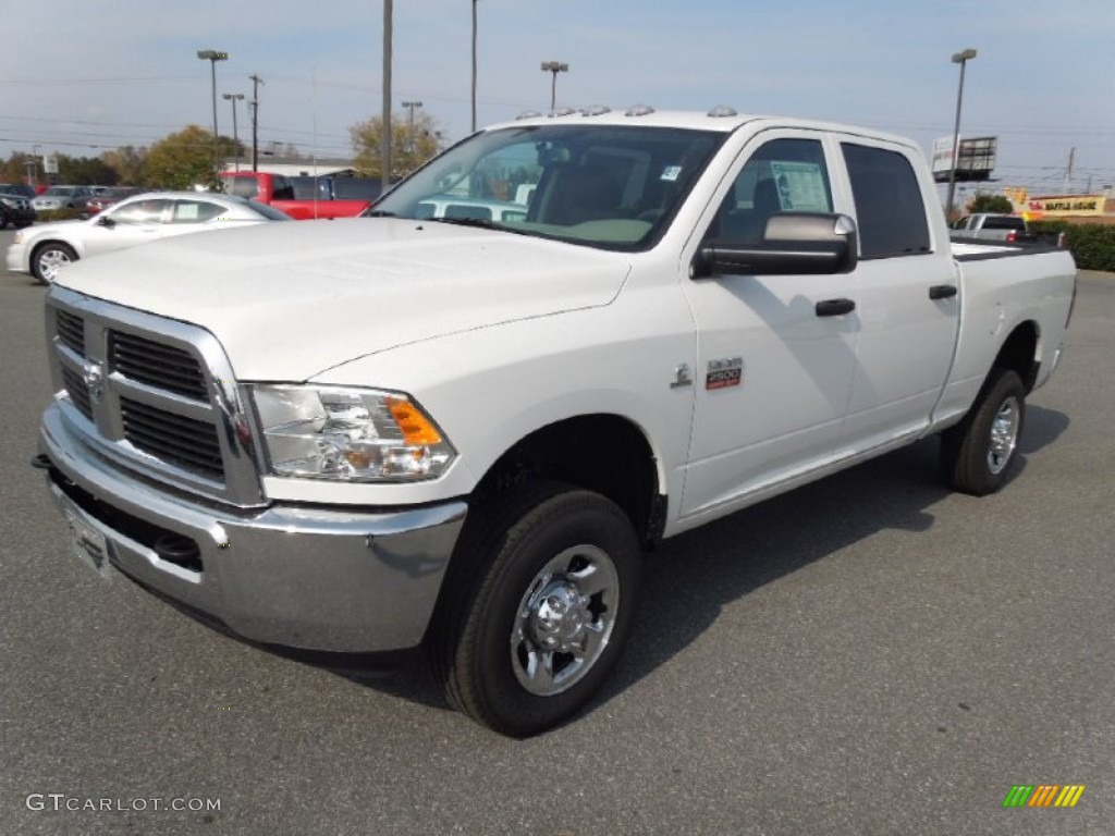 2012 Ram 2500 HD ST Crew Cab 4x4 - Bright White / Dark Slate/Medium Graystone photo #1