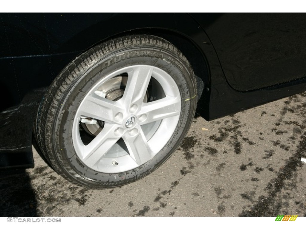 2012 Camry SE - Attitude Black Metallic / Black/Ash photo #9