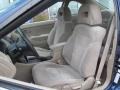 Front Seat of 2001 Accord LX Coupe