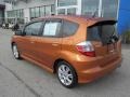 2010 Orange Revolution Metallic Honda Fit Sport  photo #5